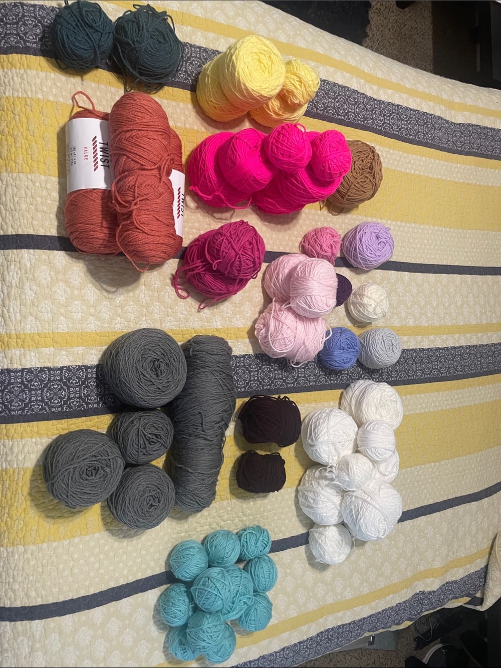 Colorful Acrylic Yarn